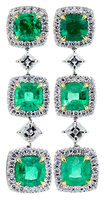 Emerald Diamonds Earrings GF323E