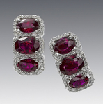Ruby Diamonds Earrings GP9864