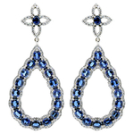 Sapphire Diamonds Micro Pave Earrings G4317S