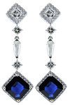 Sapphire Diamonds Fancy Micro Pave Earrings GF408