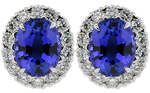 Tanzanite Diamonds Earrings GY108T1