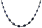 Sapphire Diamonds Necklace NP1865
