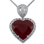 Ruby Diamonds Necklace NF816R