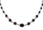 Ruby Diamonds Necklace N457R11