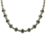 Emerald Diamonds Necklace NMD45E3