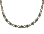 Emerald Diamonds Necklace N438E5