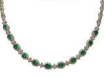 Emerald Diamonds Necklace N544E6