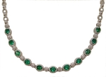 Emerald Diamonds Necklace N5414E4