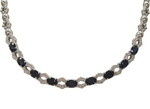 Sapphire Diamonds Necklace N756CS26