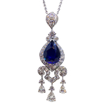 Sapphire Diamonds Necklace NF552S