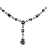 Sapphire Diamonds Necklace NP1750S