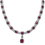 Ruby Diamonds Necklace NCA75R313