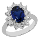 Sapphire Diamonds Ring RC303S