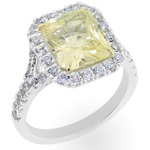 Yellow Sapphire Diamonds Ring RCY432Y
