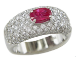Ruby Diamonds Micro Pave Ring R4677R3