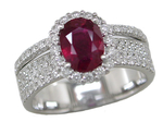 Ruby Diamonds Micro Pave Ring R8632R143