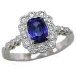 Sapphire Diamonds Halo Ring RMB6952S