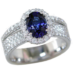 Sapphire Diamonds Micro Pave Ring R8632S155