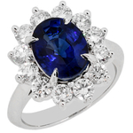 Sapphire Diamonds Ring RC442S
