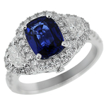 Sapphire Diamonds Ring RH2S205
