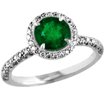 Emerald Diamonds Micro Pave Ring R4652E12