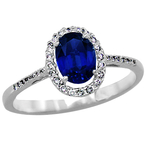 Sapphire Diamonds Micro Pave Ring R7520S12