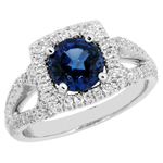 Sapphire Diamonds Ring RJF70S19