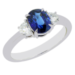 Sapphire Diamonds Ring RHF157S