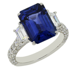 Sapphire Three Stone Ring RVC577S
