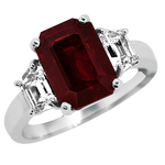Ruby Diamonds Ring RP405R