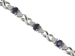 Sapphire Diamonds Bracelet B4338S1