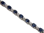 Sapphire Diamonds Bracelet B431S49