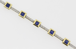 Sapphire Diamonds Bracelet BPC7683