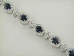 Sapphire Diamonds Bracelet B544S27