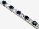 Sapphire Diamonds Bracelet B352BS14
