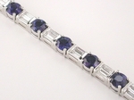Sapphire Diamonds Bracelet B472BS16