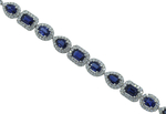 Sapphire Diamonds Bracelet BPC64S