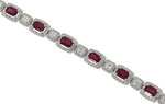 Ruby Diamonds Bracelet BCA64R