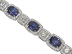 Sapphire Diamonds Bracelet BCA75S1