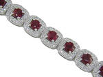 Ruby Diamonds Bracelet BM45R15