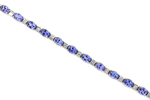Tanzanite Diamonds Bracelets B542BT