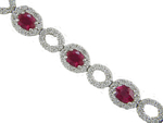 Ruby Diamonds Bracelet B548R8