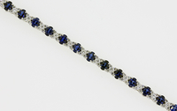 Sapphire Diamonds Bracelet B43XS96